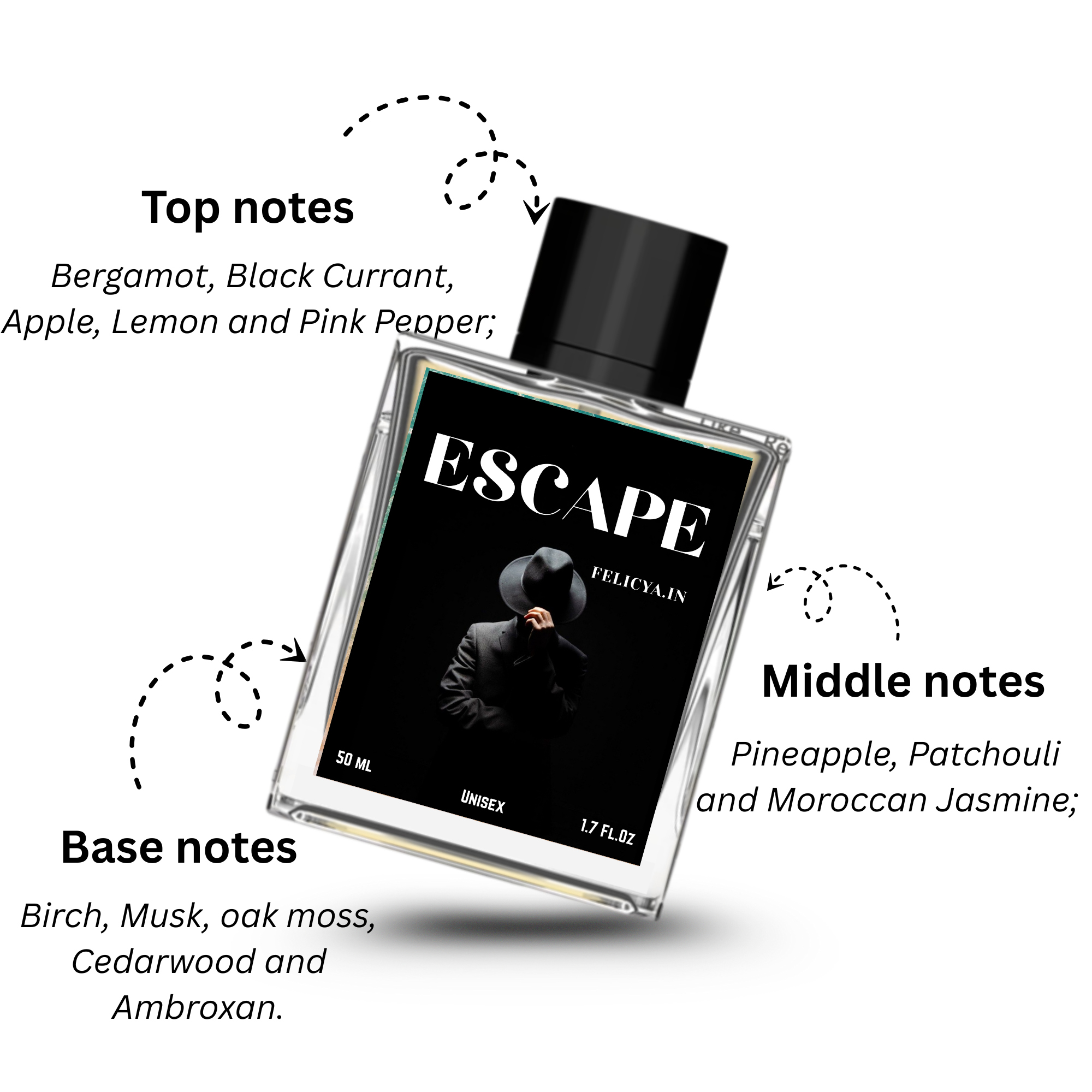 Escape Eau de Parfum – 50ML (Unisex)