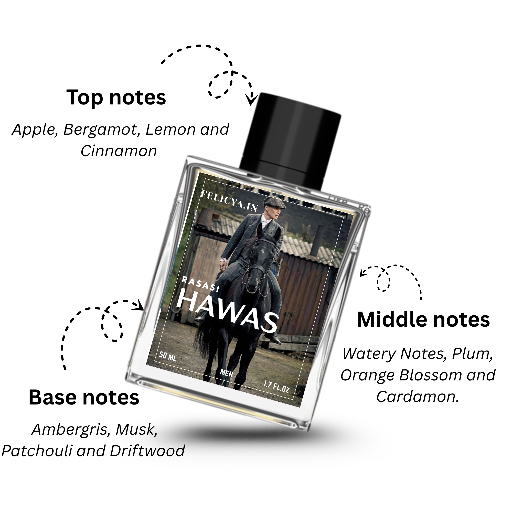 Rasasi Hawas Eau de Parfum for Men – 50ML