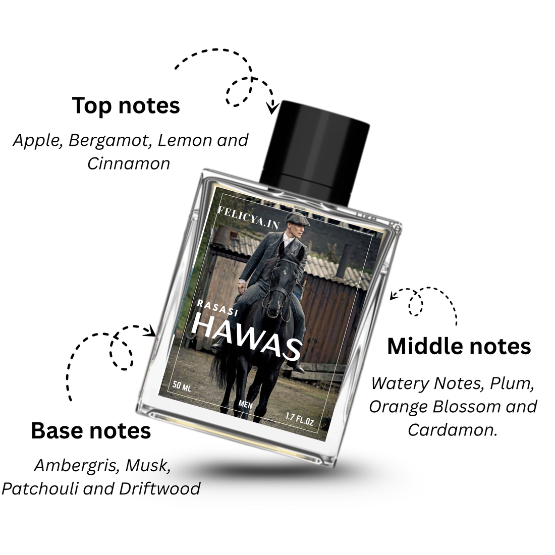 Rasasi Hawas Eau de Parfum for Men – 50ML